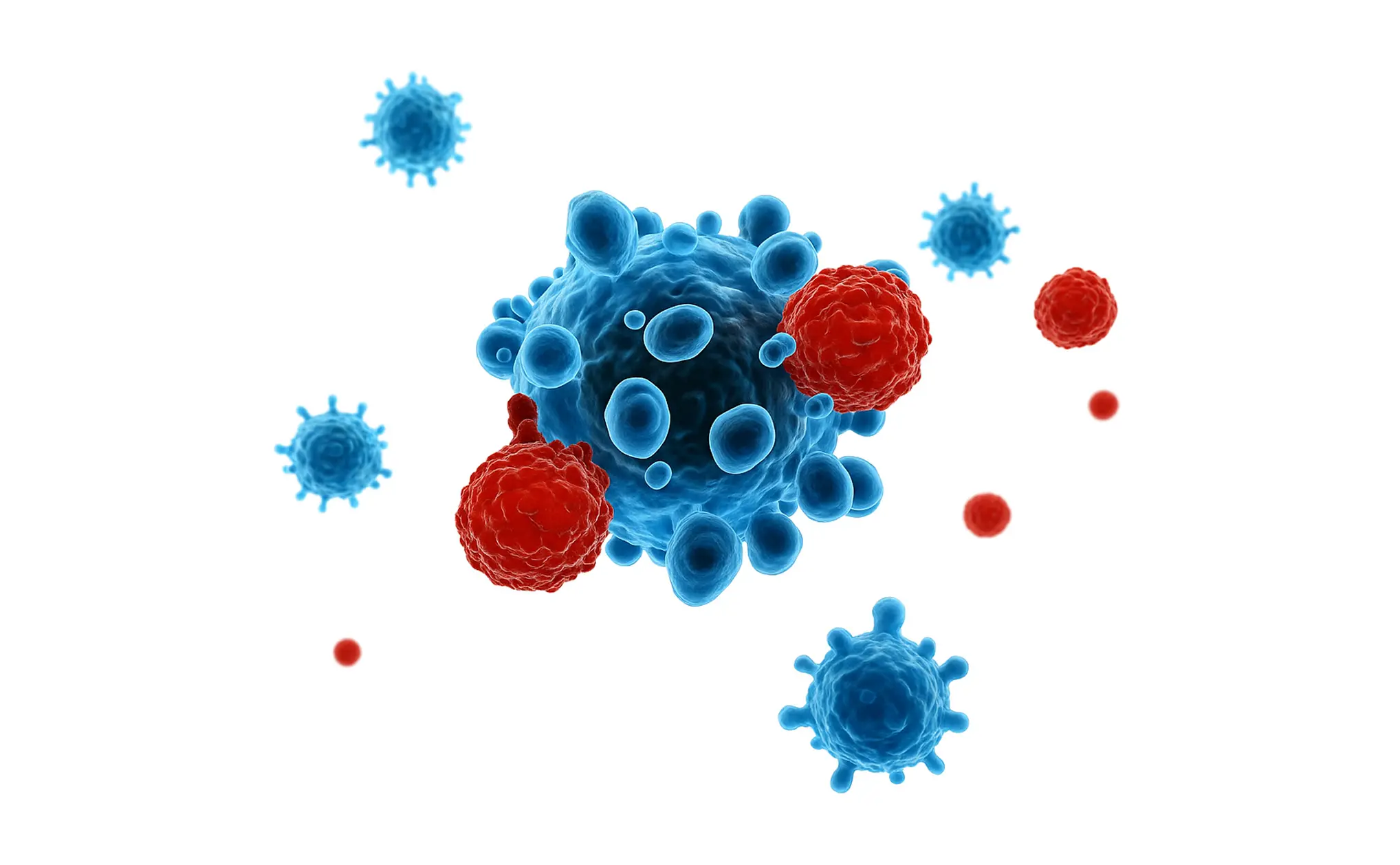Depiction of off-the-shelf “ready-made” CAR T therapy used for large B-cell lymphoma (LBCL) treatment